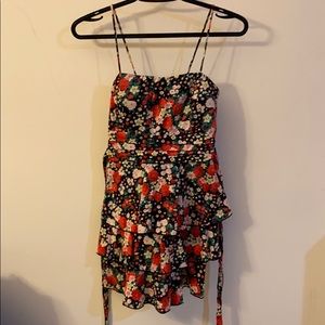 Floral mini dress